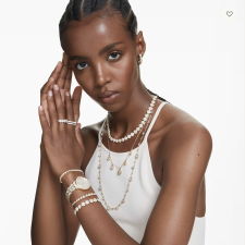 Colar Una Angelic dourado - SWAROVSKI