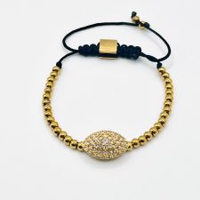 Pulseira dourada Punto Fino