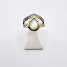 Anel em Prata e Ouro