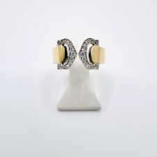 Anel em Prata e Ouro