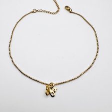 Pulseira de pé borboleta dourada SJ