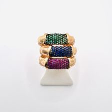 Trio de aneis color SJ