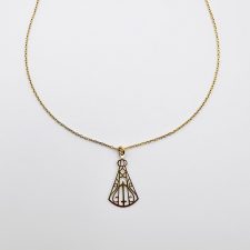 Colar Blessing em Prata Dourada EC