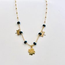 Colar Lucky Charms em Prata dourada EC