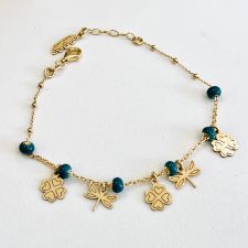 Pulseira Lucky Charms em Prata dourada EC