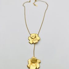 Colar O Amor Perfeito em Prata Dourada EC