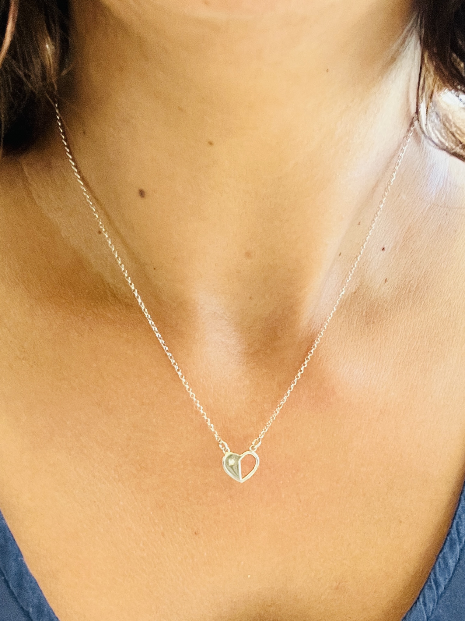 Colar coração em Prata EC - Image 2
