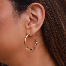 Argolas estilo osso SJ